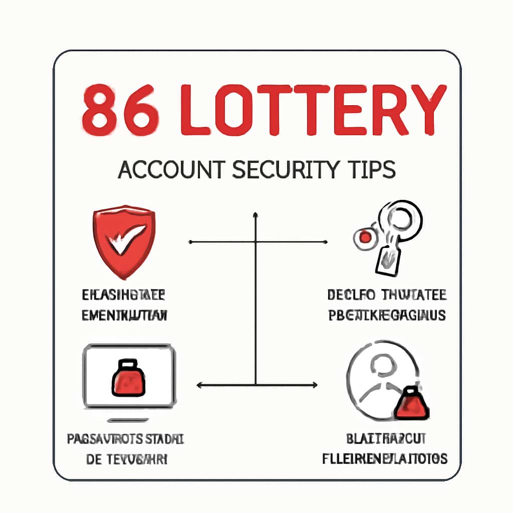 Diagram illustrating key security practices for 86 Lottery.