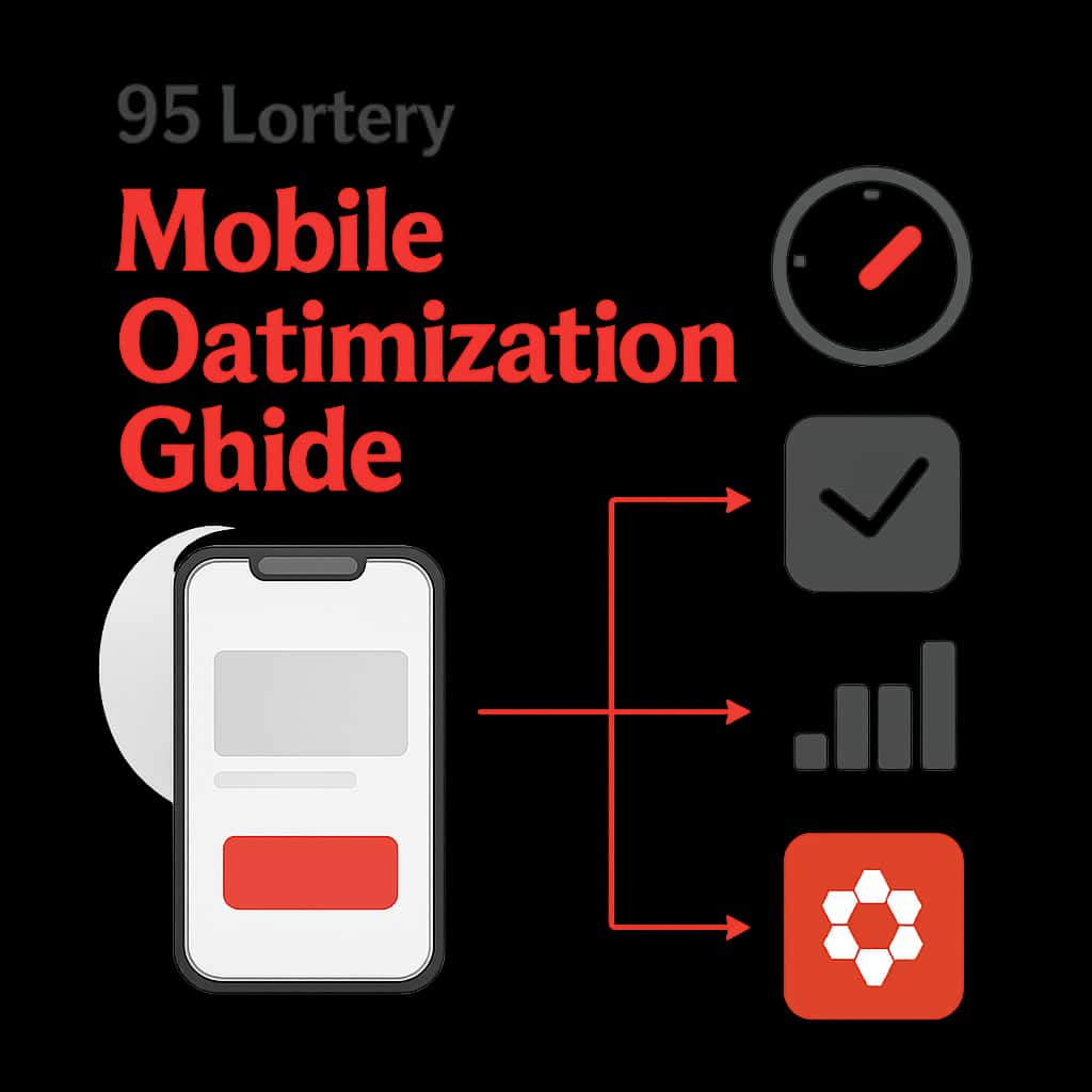 Illustration explaining features of 86 Lottery Mobile Optimization Guide.