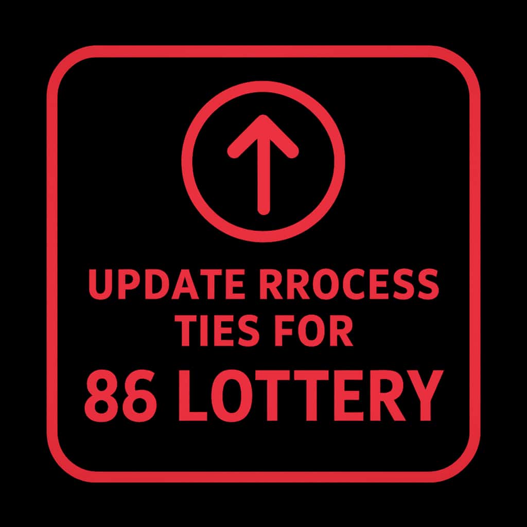 Badge for update process tips for 86 Lottery