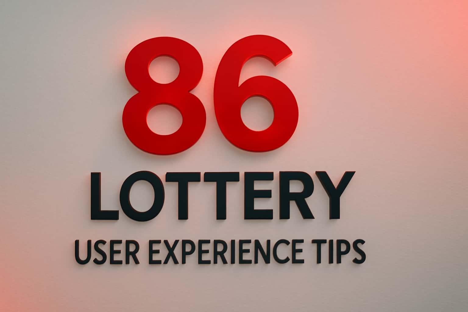 Illustration showcasing tips for using the 86 Lottery app effectively.