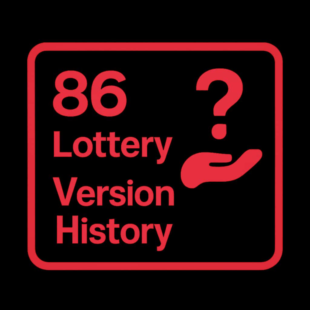 Icon representing the 86 Lottery Version History guide.