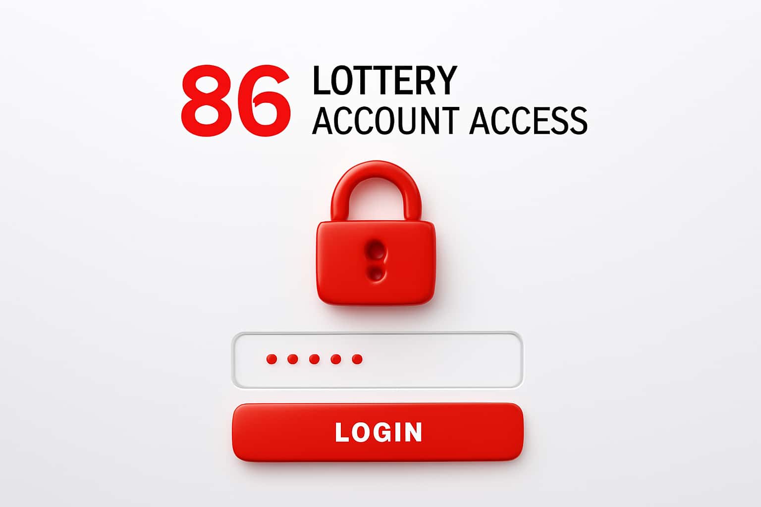 86 Lottery Account Access Interface