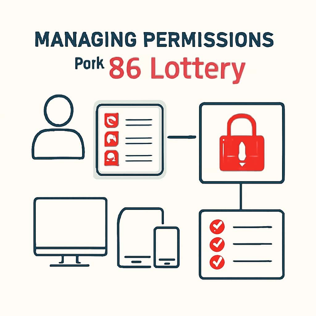 Diagram illustrating permission settings for 86 Lottery.